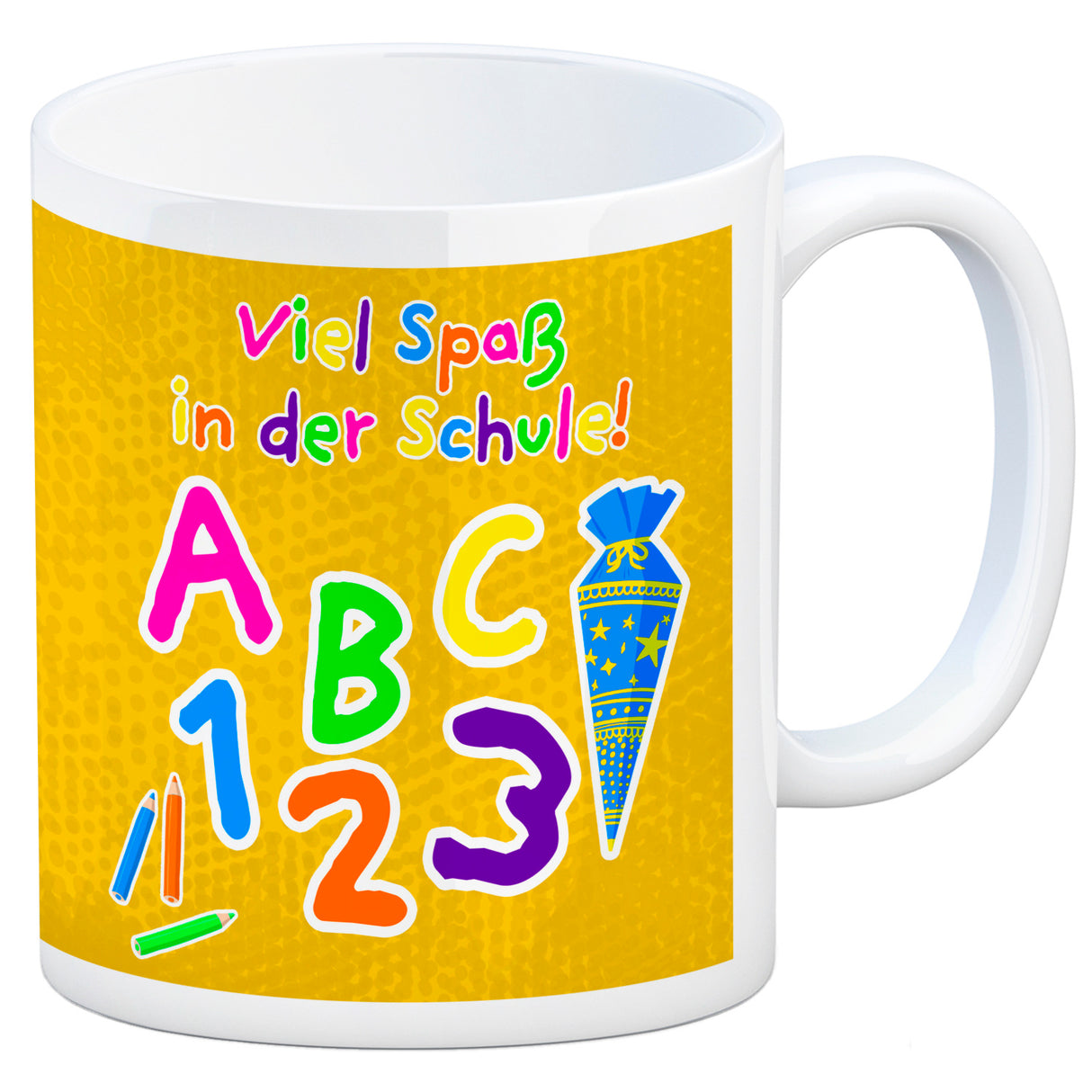 Viel Spaß in der Schule Kaffeebecher für die Einschulung