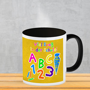 Viel Spaß in der Schule Kaffeebecher für die Einschulung