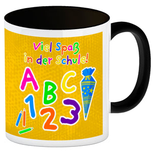 Viel Spaß in der Schule Kaffeebecher für die Einschulung