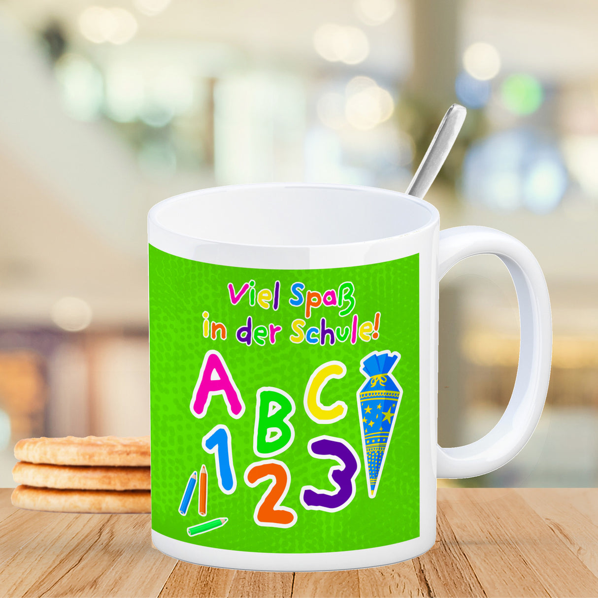 Viel Spaß in der Schule Kaffeebecher für die Einschulung