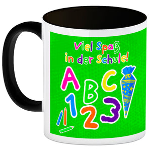 Viel Spaß in der Schule Kaffeebecher für die Einschulung