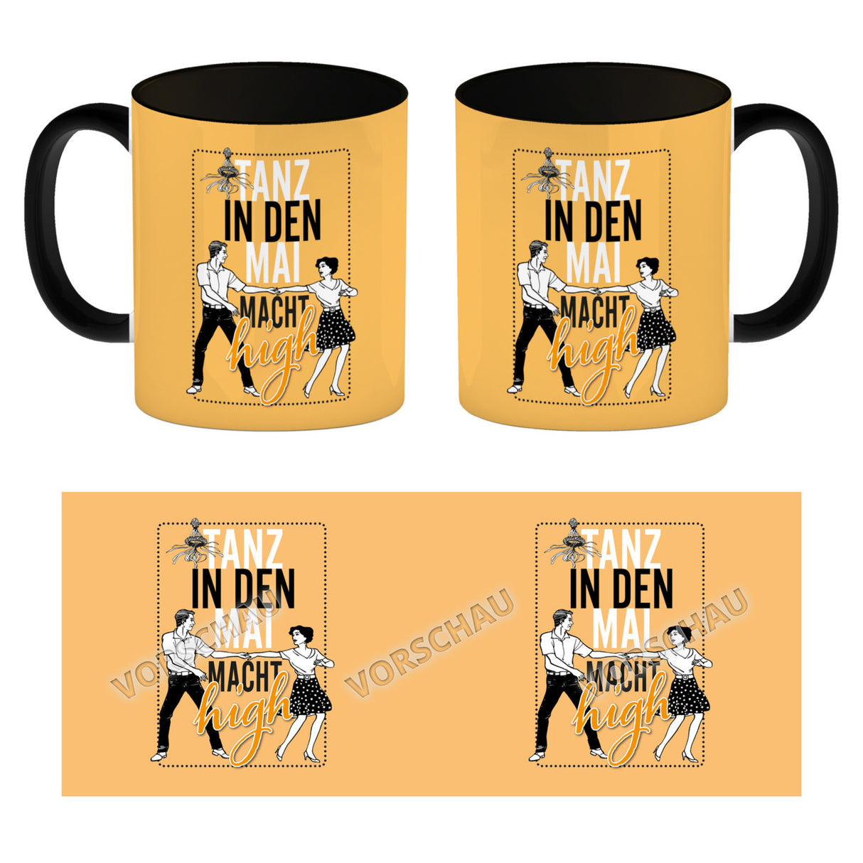 Tanz in den Mai Kaffeebecher