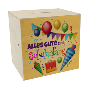Alles Gute zum Schulanfang Spardose zur Einschulung