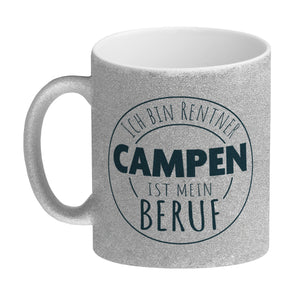 Ich bin Rentner Campen ist mein Beruf Kaffeebecher mit Wohnwagen