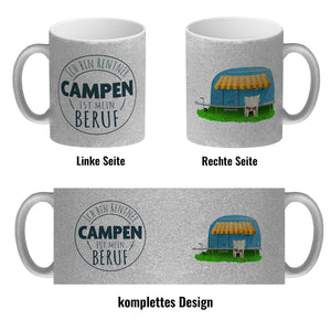 Ich bin Rentner Campen ist mein Beruf Kaffeebecher mit Wohnwagen