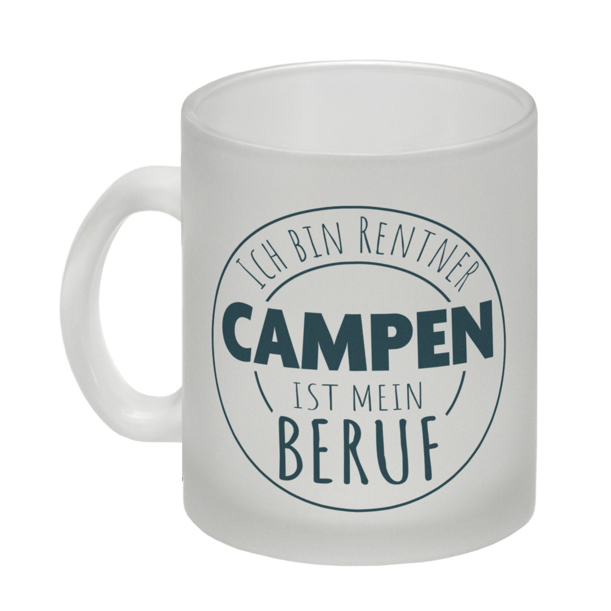 Ich bin Rentner Campen ist mein Beruf Kaffeebecher mit Wohnwagen