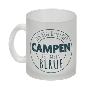 Ich bin Rentner Campen ist mein Beruf Kaffeebecher mit Wohnwagen