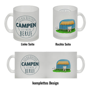 Ich bin Rentner Campen ist mein Beruf Kaffeebecher mit Wohnwagen