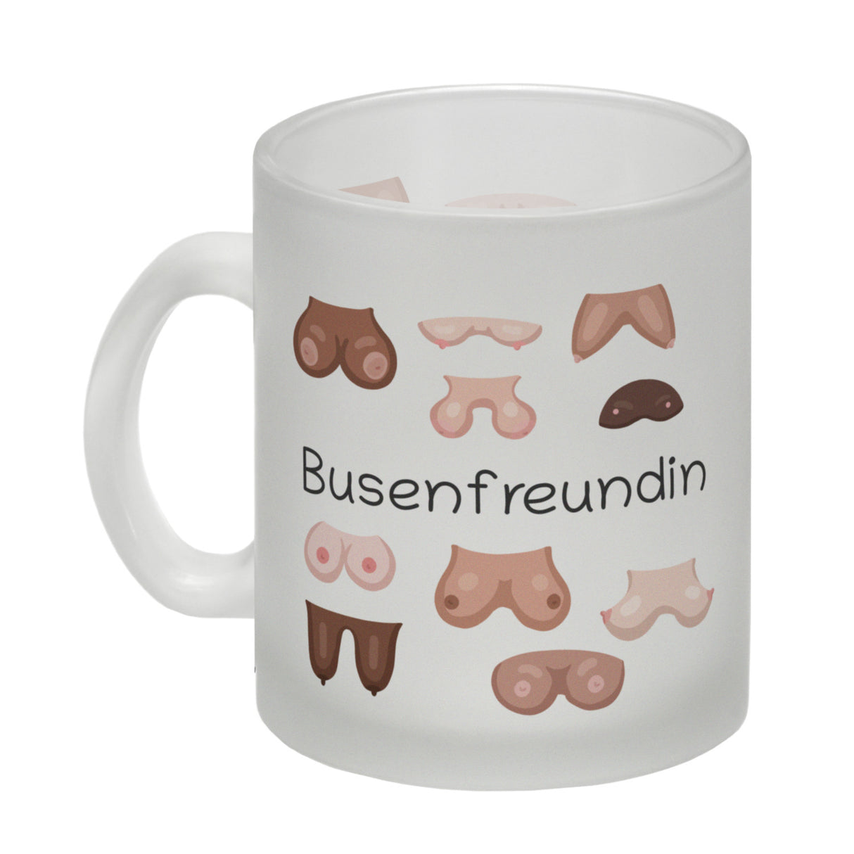 Busenfreundin Kaffeebecher mit verschiedenen Brüsten