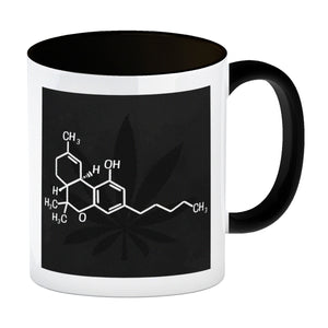 THC Molekül Kaffeebecher