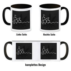 THC Molekül Kaffeebecher
