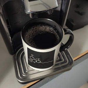 THC Molekül Kaffeebecher