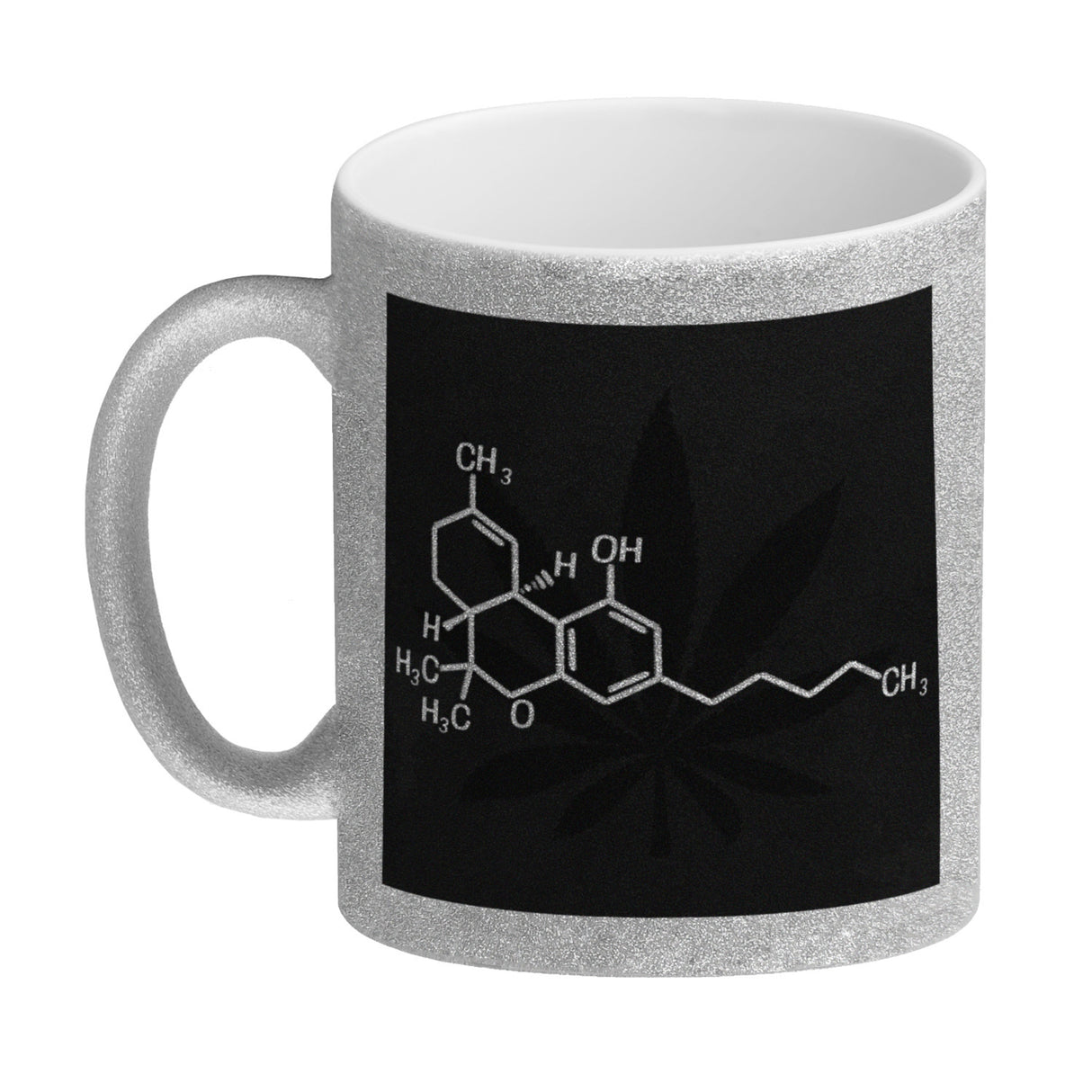THC Molekül Kaffeebecher