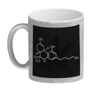 THC Molekül Kaffeebecher