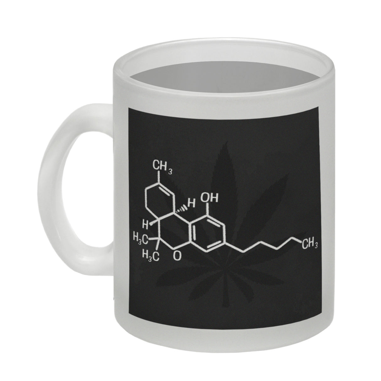 THC Molekül Kaffeebecher