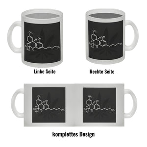 THC Molekül Kaffeebecher