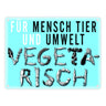 Gemüse Metallschild zum Thema Vegetarier