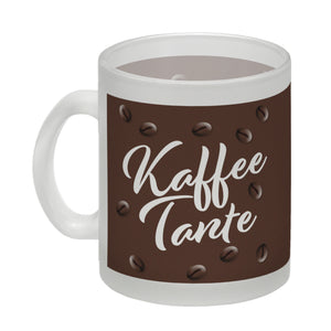 Kaffeetante Kaffeebecher zum Thema Koffeinjunkie