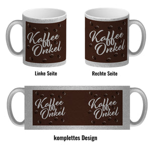 Kaffeeonkel Kaffeebecher zum Thema Koffeinjunkie