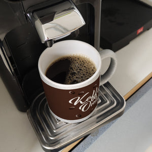 Kaffeeonkel Kaffeebecher zum Thema Koffeinjunkie