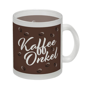 Kaffeeonkel Kaffeebecher zum Thema Koffeinjunkie
