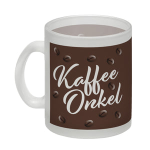 Kaffeeonkel Kaffeebecher zum Thema Koffeinjunkie