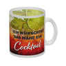 Ich wünschte das wäre ein Cocktail Kaffeebecher mit Cocktailmotiv