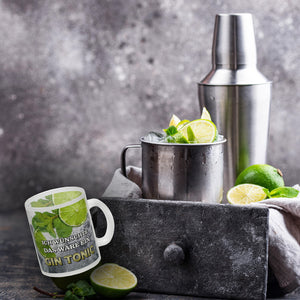 Ich wünschte das wäre ein Gin Tonic Kaffeebecher mit Ginmotiv