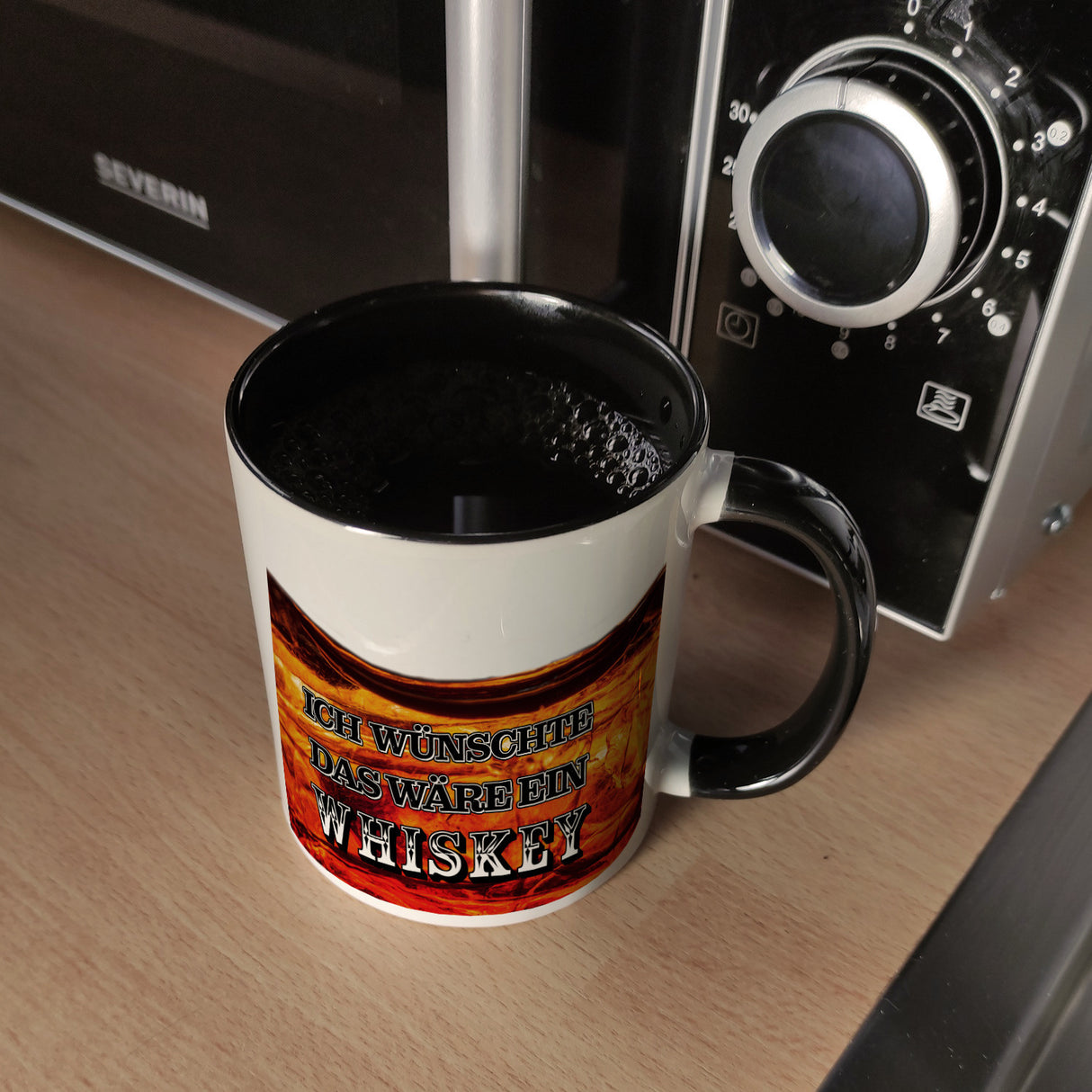 Ich wünschte das wäre ein Whiskey Kaffeebecher mit Whiskeymotiv