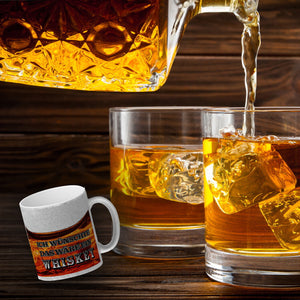 Ich wünschte das wäre ein Whiskey Kaffeebecher mit Whiskeymotiv