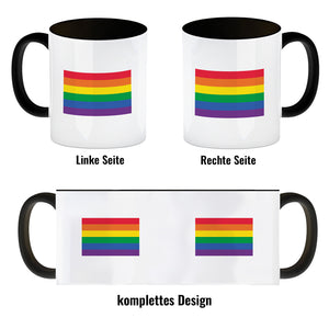 Pride Flagge Gleichberechtigung Kaffeebecher