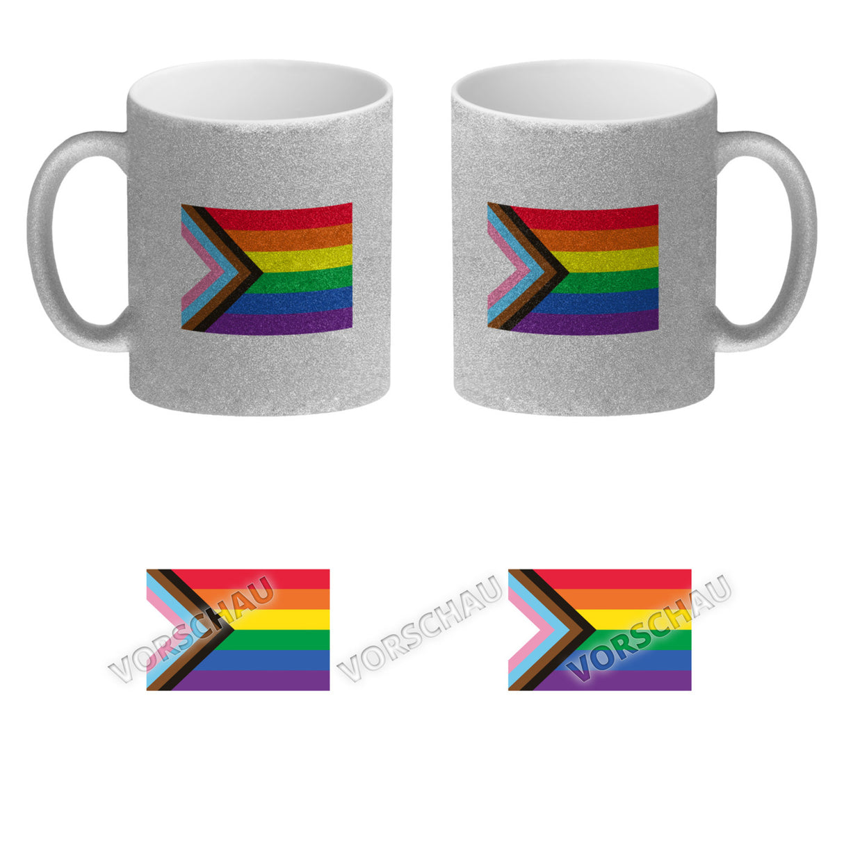Pride Flagge Gleichberechtigung Kaffeebecher