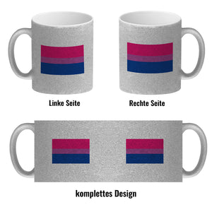 Bisexual Flagge Gleichberechtigung Kaffeebecher