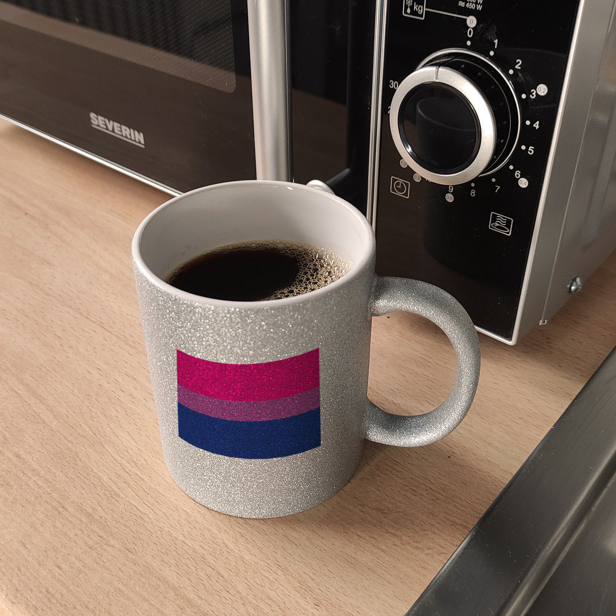 Bisexual Flagge Gleichberechtigung Kaffeebecher