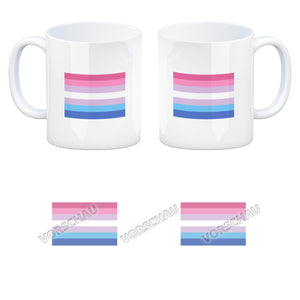 Bisexual Flagge Gleichberechtigung Kaffeebecher