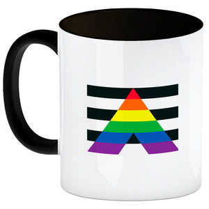 Bisexual Flagge Gleichberechtigung Kaffeebecher