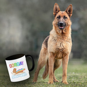Corgay Hund LGBT-Bewegung Kaffeebecher