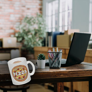 Ich will Pizza und nicht deine Meinung Kaffeebecher