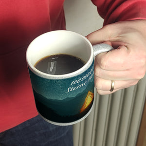 100.000.000 Sterne Hotel Kaffeebecher für Camper