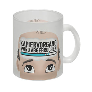 Kapiervorgang wird abgebrochen Büro Kaffeebecher