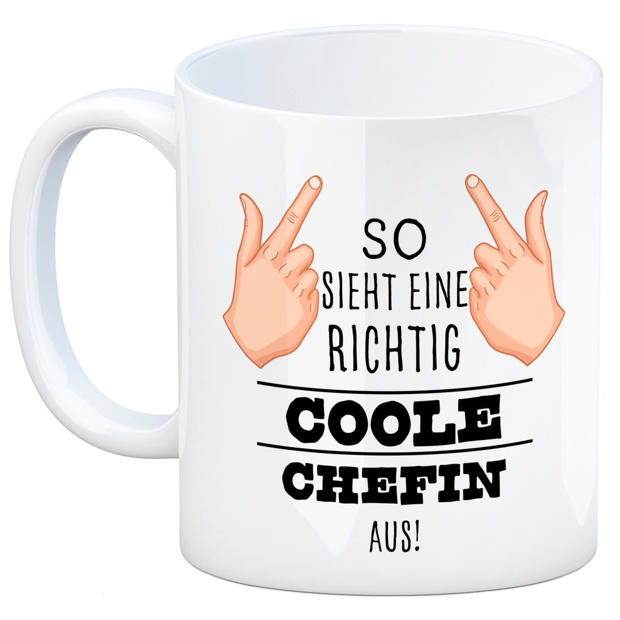 So sieht ein richtig cooler Chef aus Kaffeebecher für die Arbeit