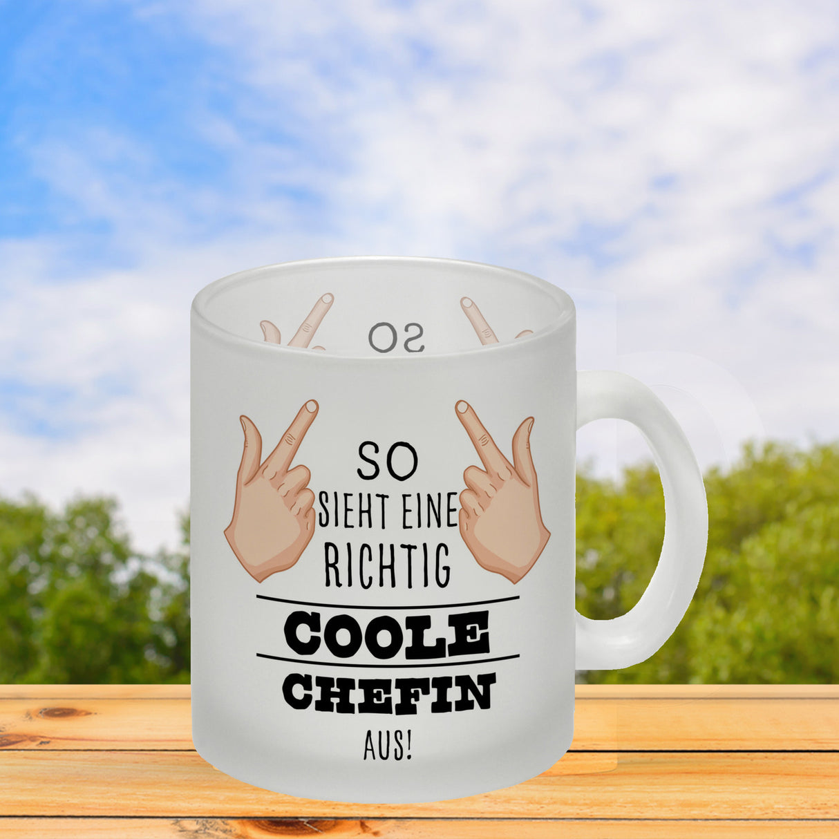 So sieht ein richtig cooler Chef aus Kaffeebecher für die Arbeit