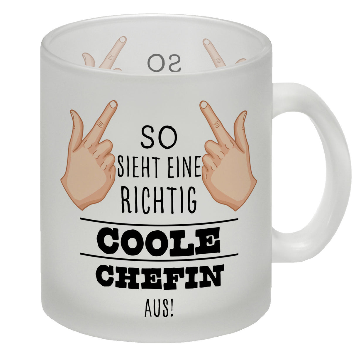 So sieht ein richtig cooler Chef aus Kaffeebecher für die Arbeit
