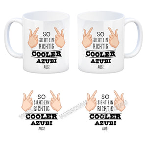 So sieht ein richtig cooler Chef aus Kaffeebecher für die Arbeit