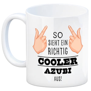 So sieht ein richtig cooler Chef aus Kaffeebecher für die Arbeit