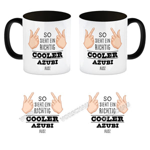 So sieht ein richtig cooler Chef aus Kaffeebecher für die Arbeit