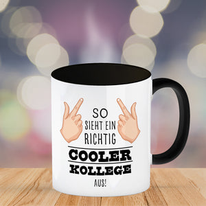 So sieht ein richtig cooler Chef aus Kaffeebecher für die Arbeit