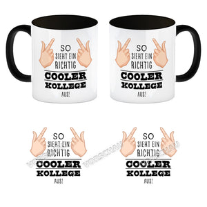 So sieht ein richtig cooler Chef aus Kaffeebecher für die Arbeit