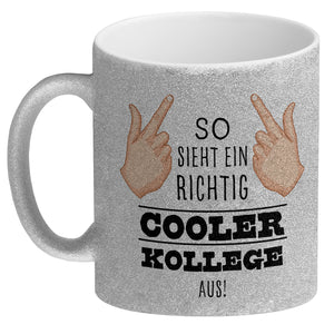 So sieht ein richtig cooler Chef aus Kaffeebecher für die Arbeit