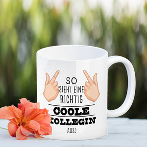So sieht ein richtig cooler Chef aus Kaffeebecher für die Arbeit